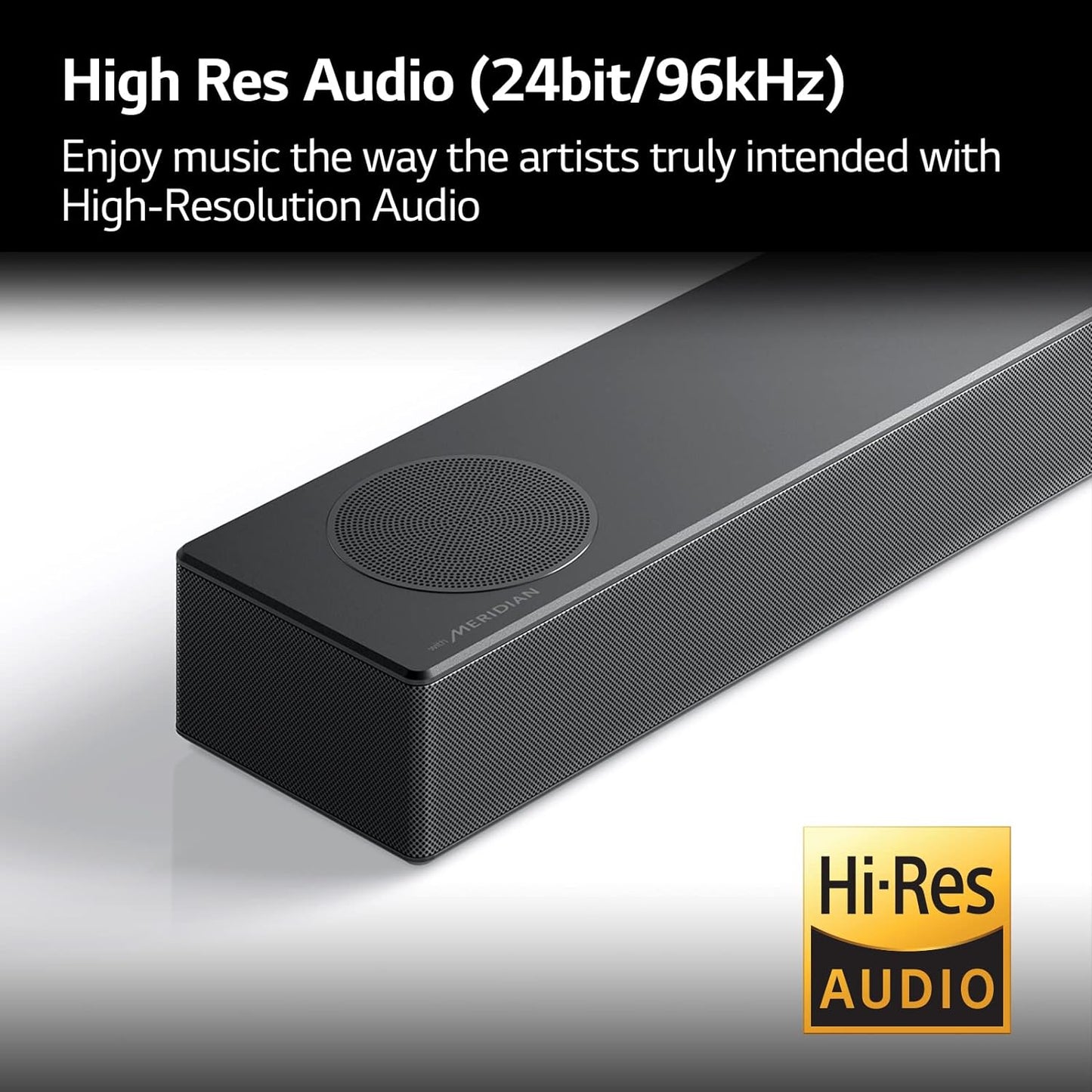 LG S75Q 3.1.2ch Sound Bar with Dolby Atmos DTS:X High-Res Audio Synergy with LG TV Meridian HDMI eARC 4K Pass Thru with Dolby Vision
