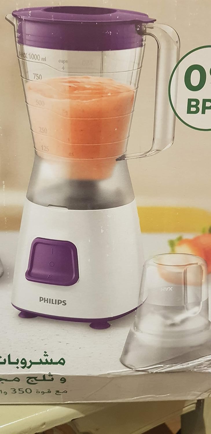Philips 1.25 Liter Daily Collection Blender - HR2058, Black