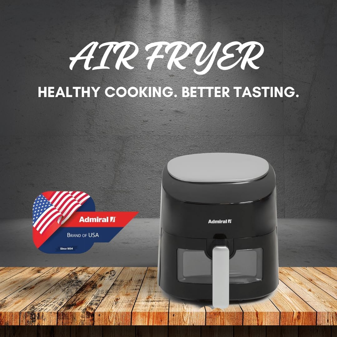 Admiral Air Fryer 3.7L, Oil Free Cooking, Digital Touch Control, Dishwasher Safe, 1300W