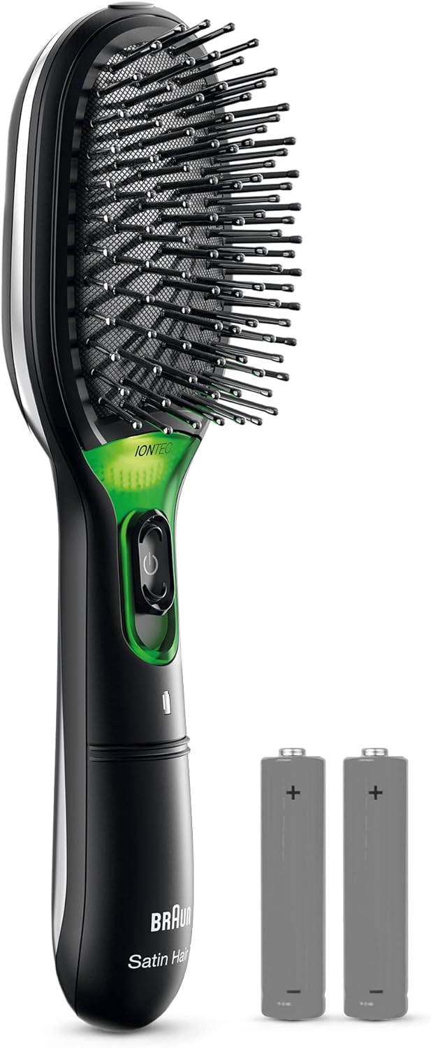 Braun Satin 7 Hair Styler Comb Brush, Black, BR710