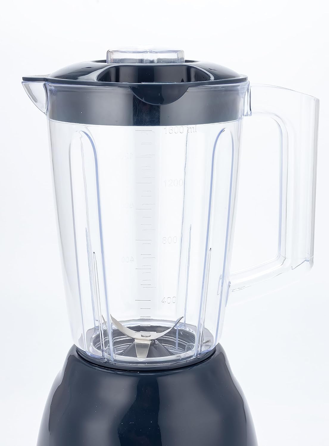 KHIND 330W Blender, 1.5L Jar, 2 Speed, Jar Safety Locking Mechanism, Compact and Sleek Design with Safety Switch, Powerful and Durable Motor, Rust-Free Stainless Steel Blades, Black and White - BL1542