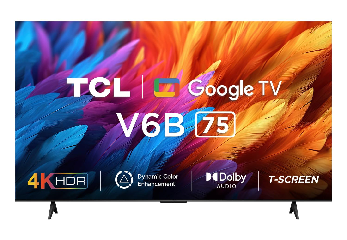 TCL 164 cm (65 inches) Bezel-Less Series 4K Ultra HD Smart LED Google TV 65P635 (Black)