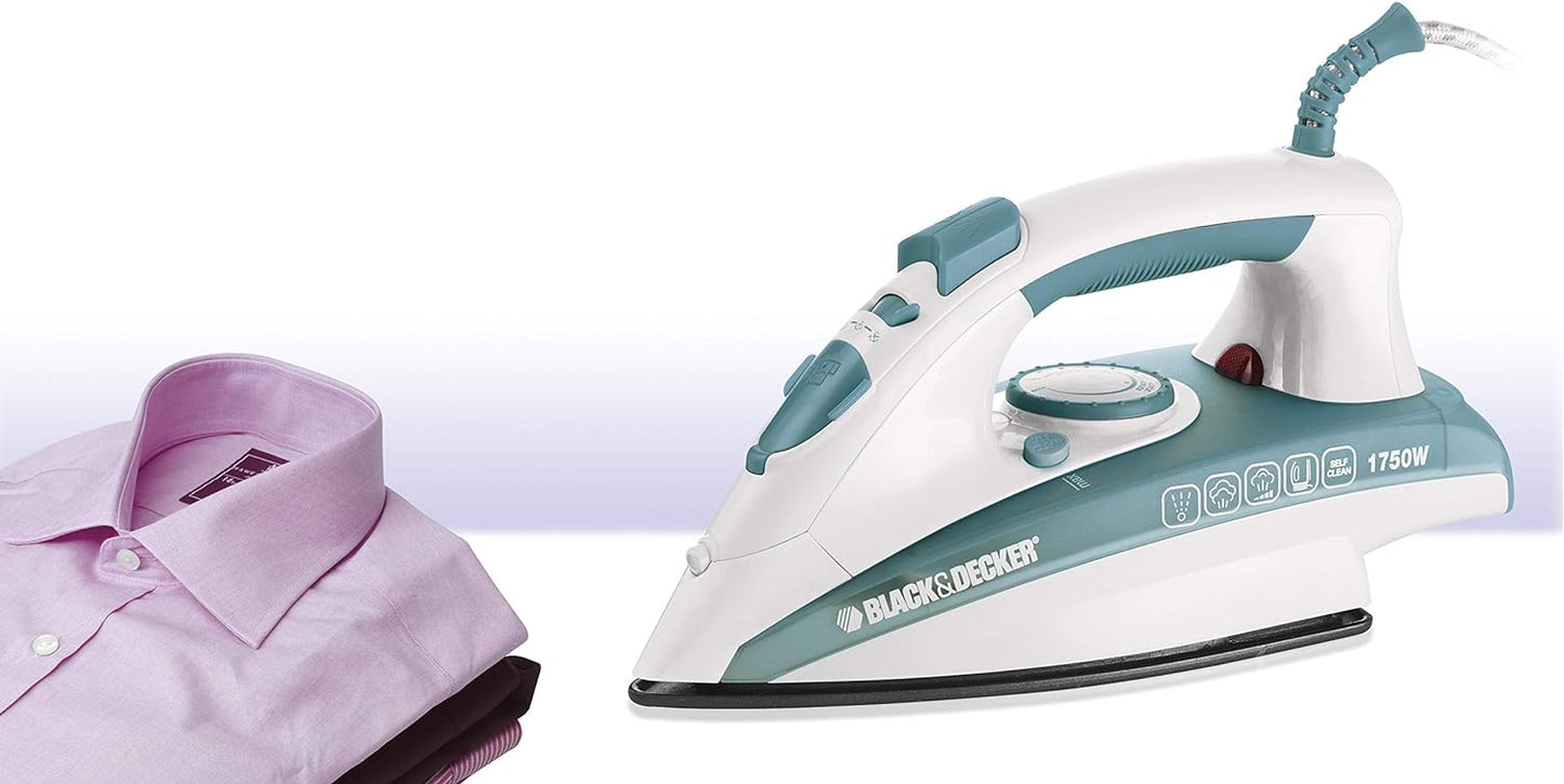 Black & Decker 1200W Heavy Weight Dry Iron Black/Gold F550-b5 2 Year Warranty