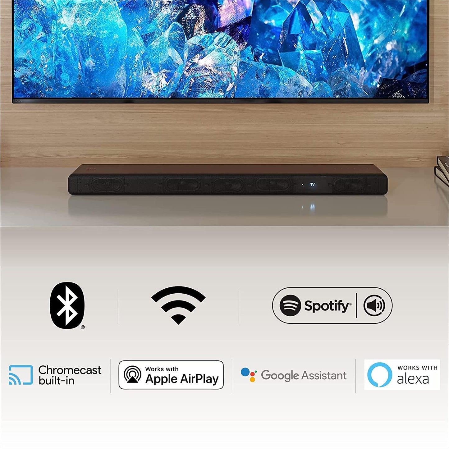 Sony HT-A3000 A Series Premium Soundbar 3.1Ch 360 Spatial Sound Mapping Soundbar For Surround Sound Home Theatre System With Dolby Atmos(DTS:X,360RA,BT,HDMI eArc&Optical,Alexa,Spotify),Black