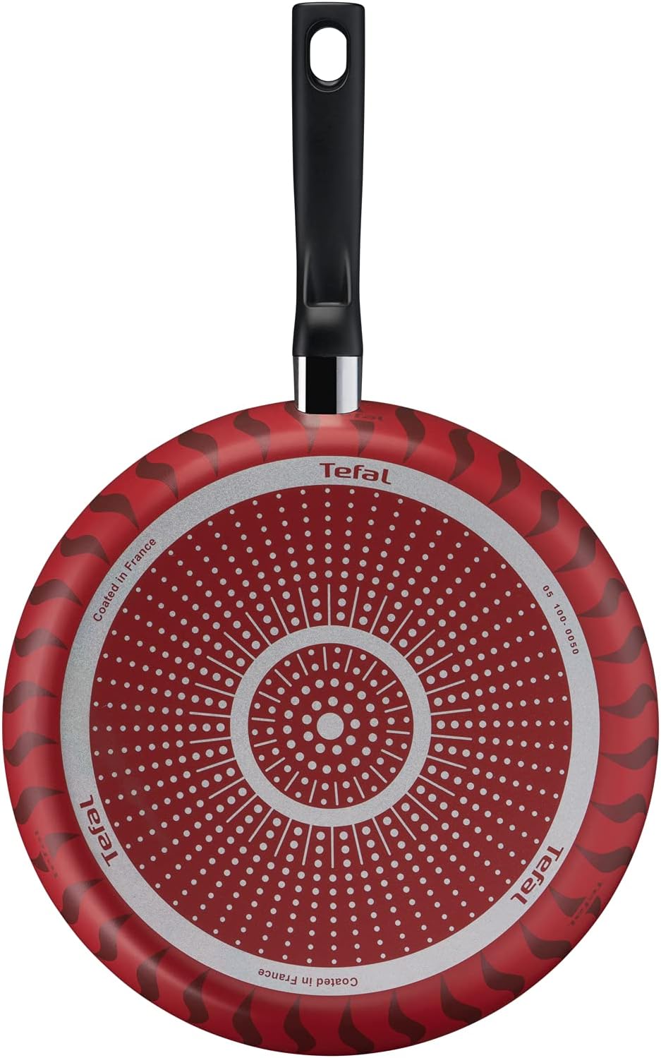 Tefal G6 Tempo Flame 32 Cm Non Stick Frypan With Thermo Spot, Red, Aluminium, C3040883