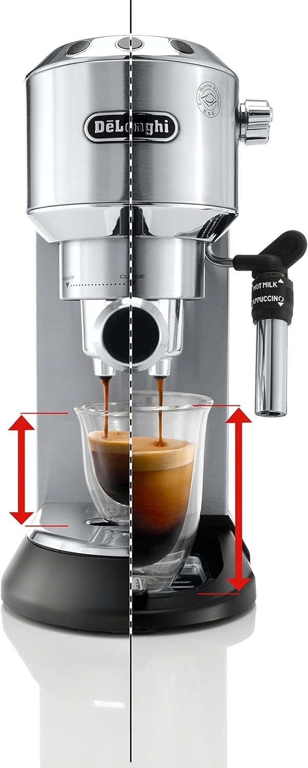 DeLonghi America, EC685M Dedica Deluxe Espresso, Silver
