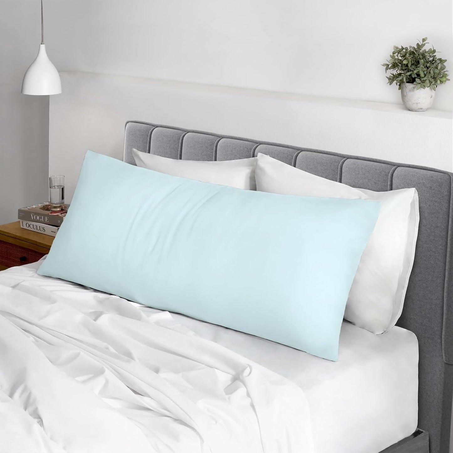 Pizuna Pure 100% Cotton Pillow Cases Queen Size Set of 2 Rio Red, Luxurious 400 Thread Count Long Staple Cotton Sateen with Envelope Closure (Combed Rio Red Cotton Pillow Cases Queen)
