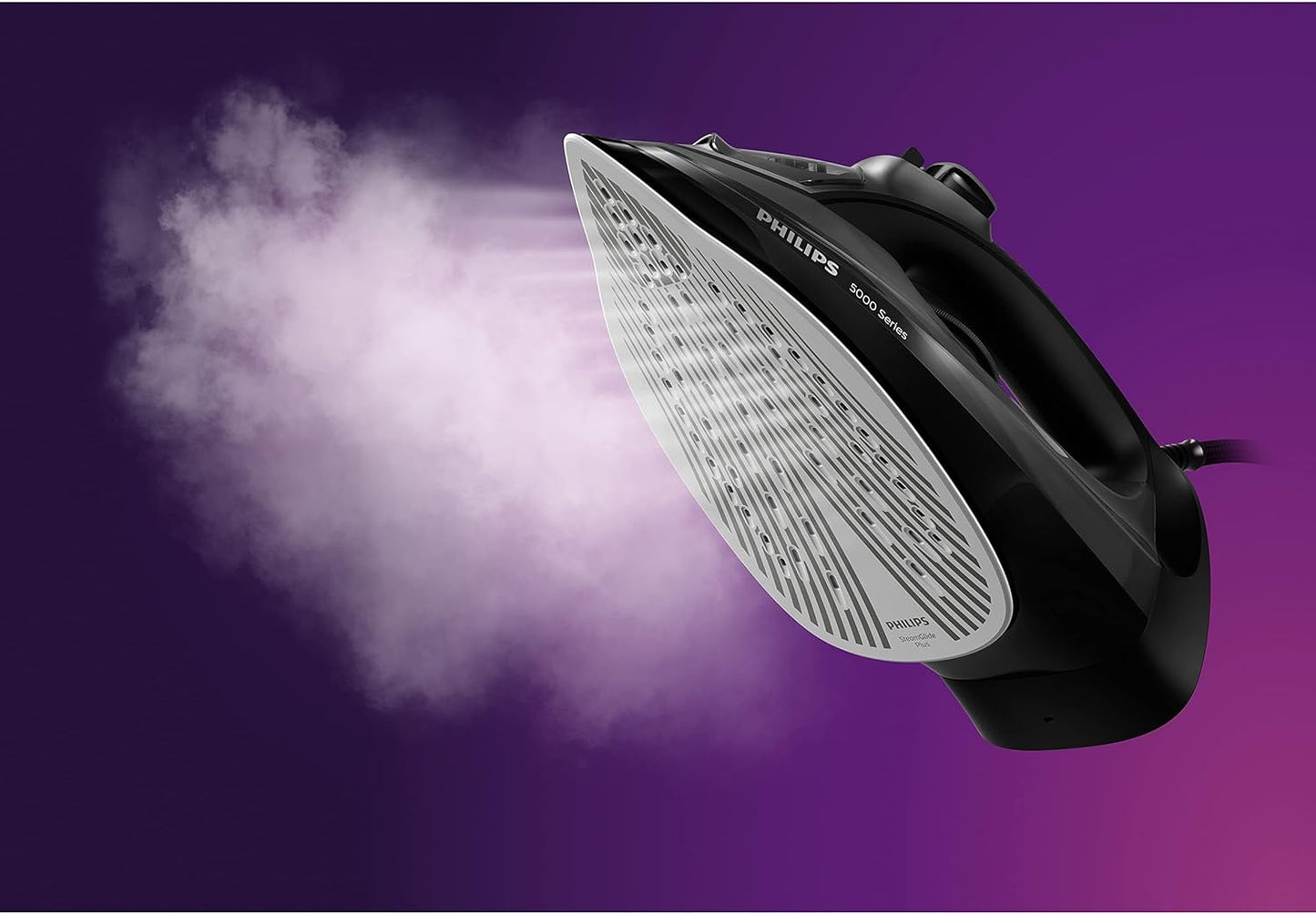 PHILIPS 5000 Series Steam iron DST5040/86, Black, 2 Years Warranty