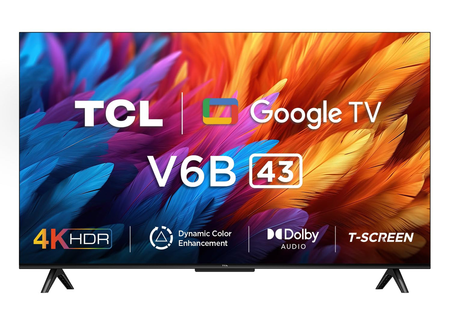 TCL 164 cm (65 inches) Bezel-Less Series 4K Ultra HD Smart LED Google TV 65P635 (Black)