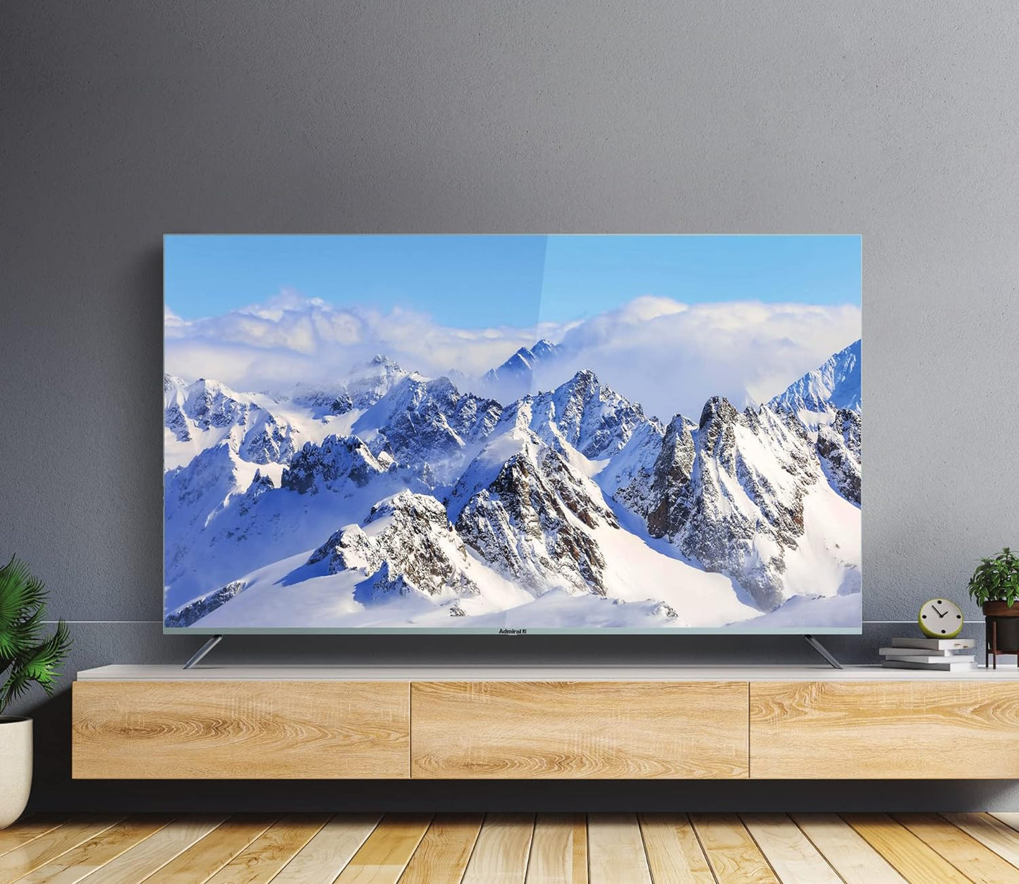 Admiral 55 Inches Smart 4K LED TV, With Dolby Sound System, Google Android TV, Chromecast Built-in, Bluetooth & WiFi, Youtube, Netflix, Prime, Black, ADL55FMSACN, 1 Year Warranty.