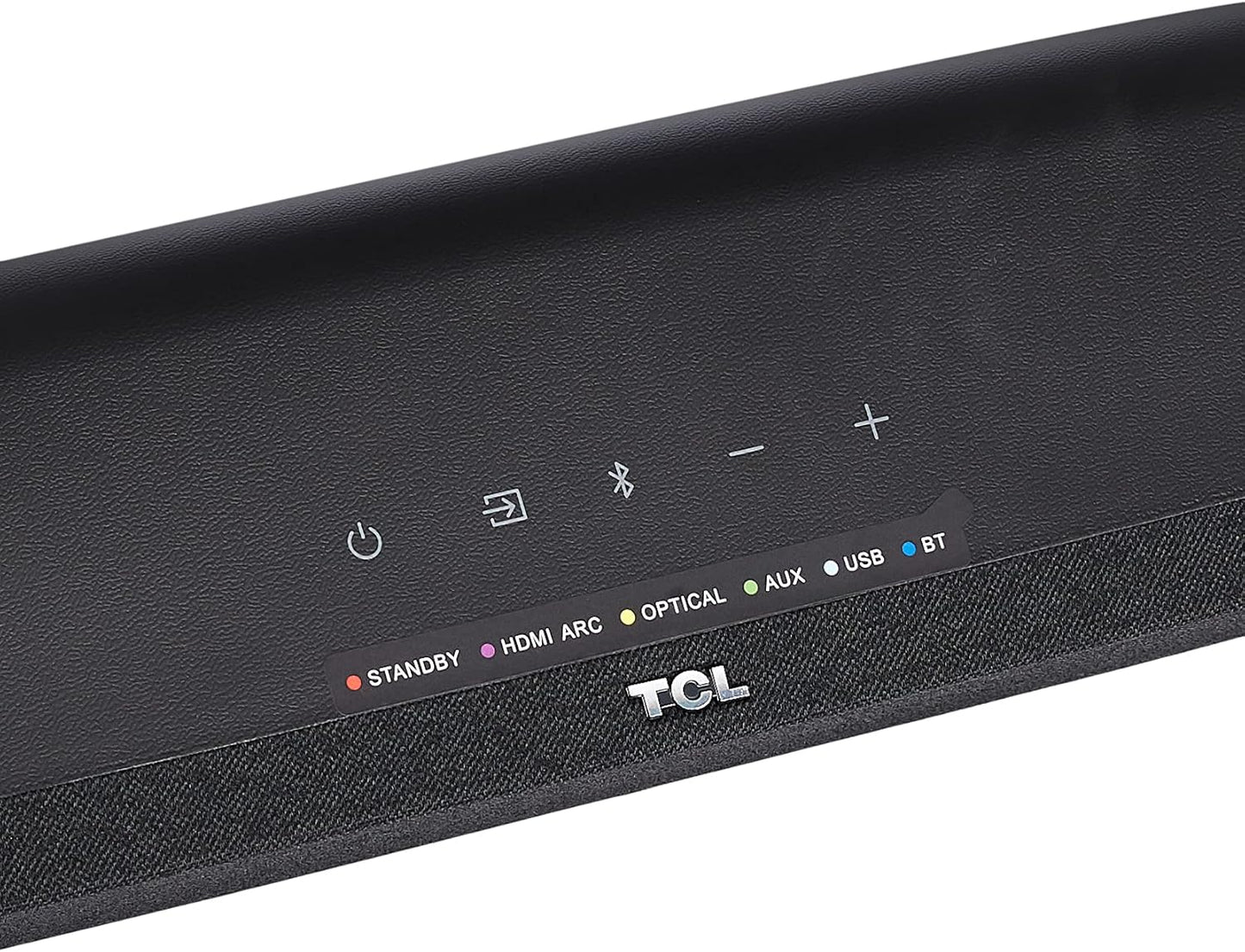 TCL 2.1 Channel Home Theater Soundbar with Wireless Subwoofer 160W Audio Power Multi Color LED Display Bluetooth HDMI Optical Cable Connectivity Remote Control Clear & Loud Sound TS3010