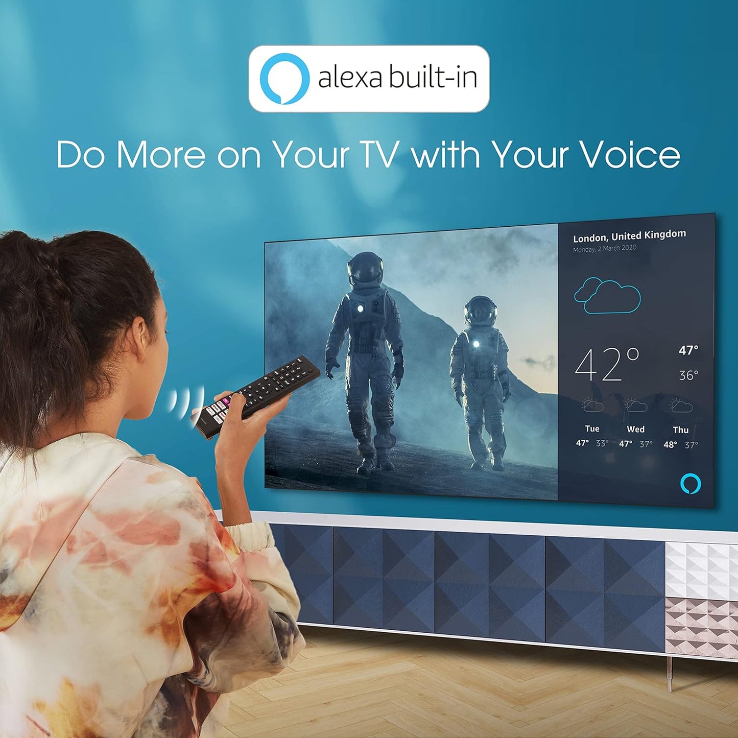 Hisense 43 Inch TV 4K UHD Smart TV, With Dolby Vision HDR, DTS Virtual X, YouTube, Netflix, Freeview Play & Alexa Built-in, Bluetooth & WiFi Black Model 43A6GTUK -1 Year Full Warranty.