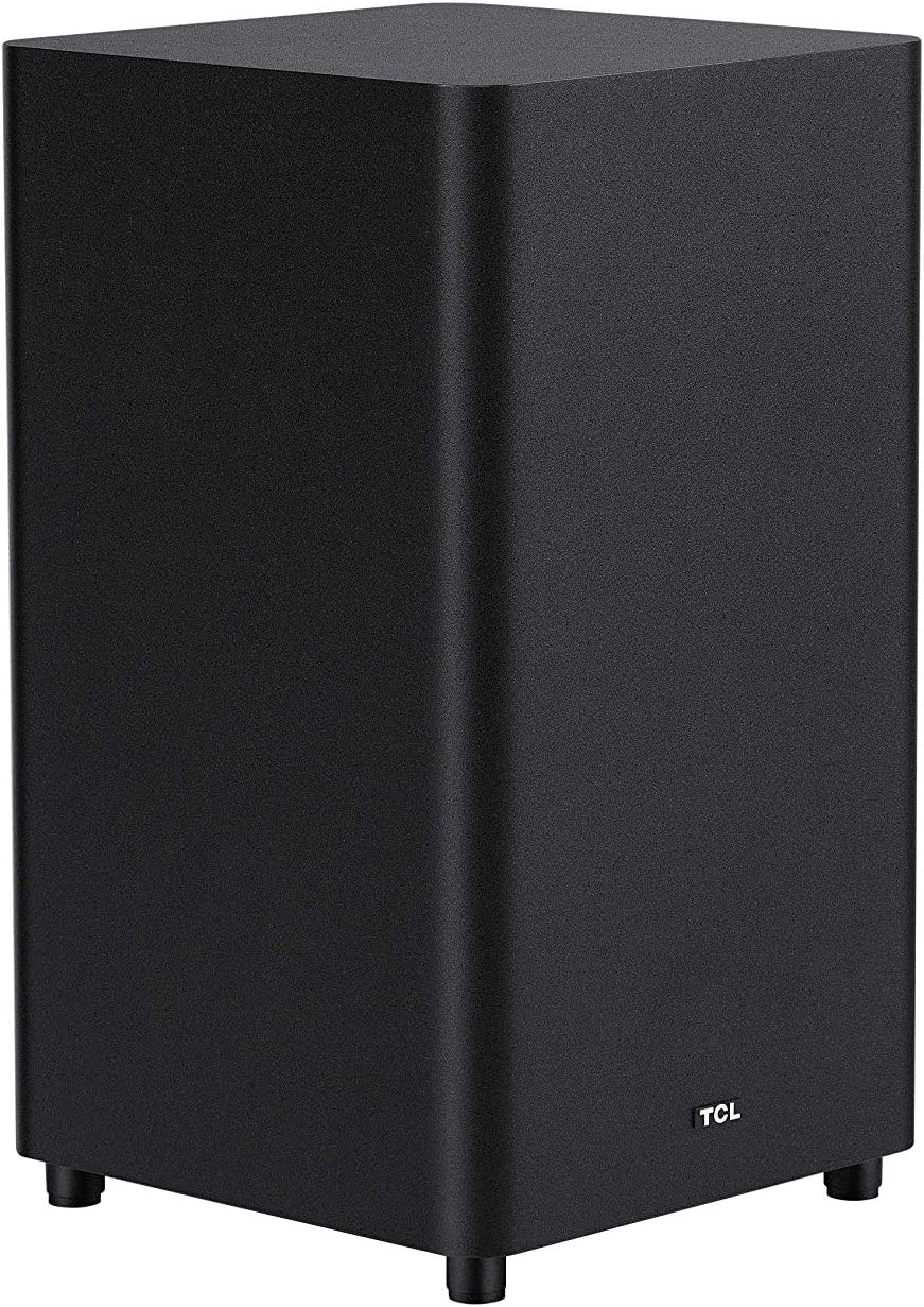 TCL 2.1 Channel Home Theater Soundbar with Wireless Subwoofer 160W Audio Power Multi Color LED Display Bluetooth HDMI Optical Cable Connectivity Remote Control Clear & Loud Sound TS3010