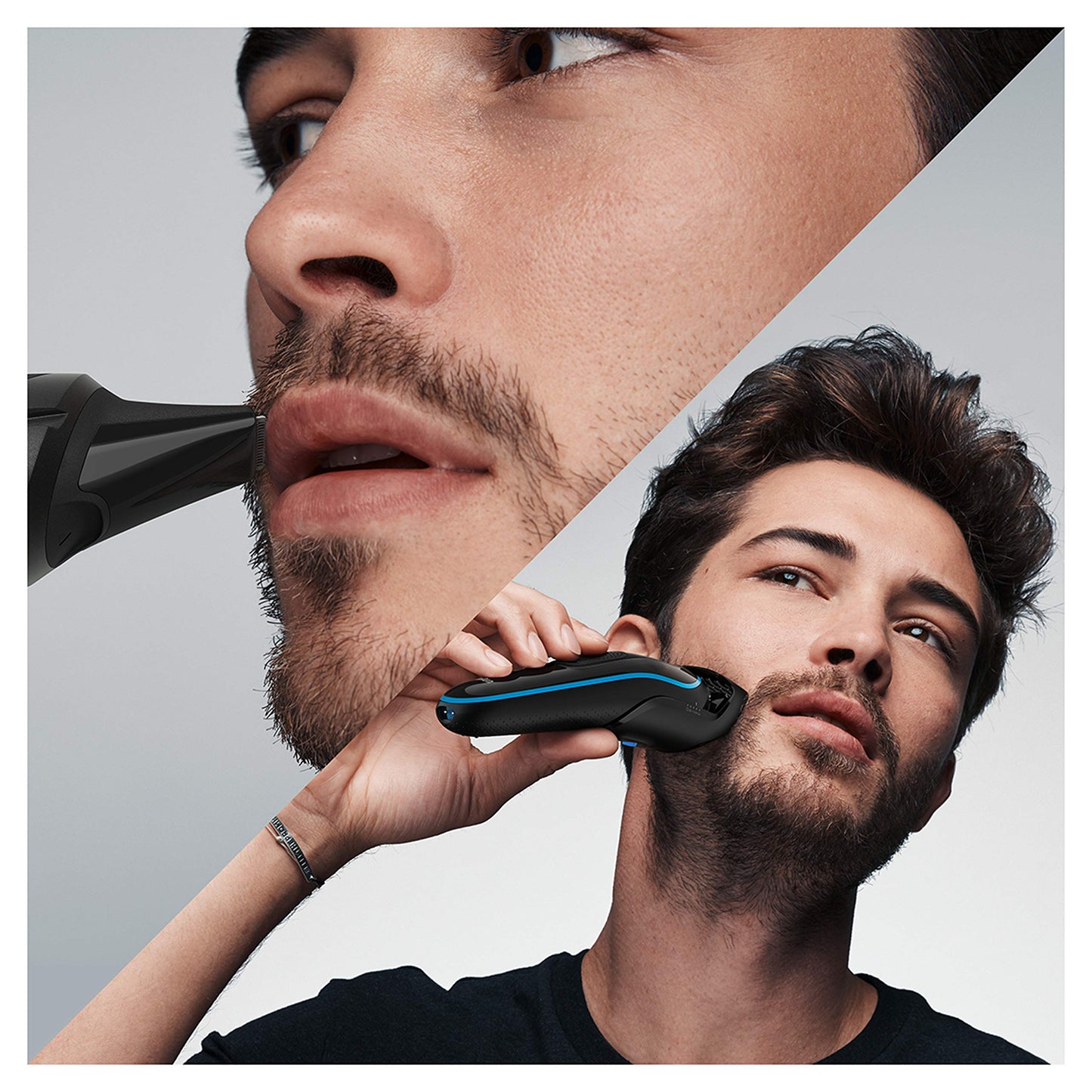 Braun Mgk 3245 All-In-One Trimmer 7-In-1 Beard Trimmer, Hair Clipper, Detail Trimmer, Rechargeable, With Gillette Proglide Razor, Blackblue
