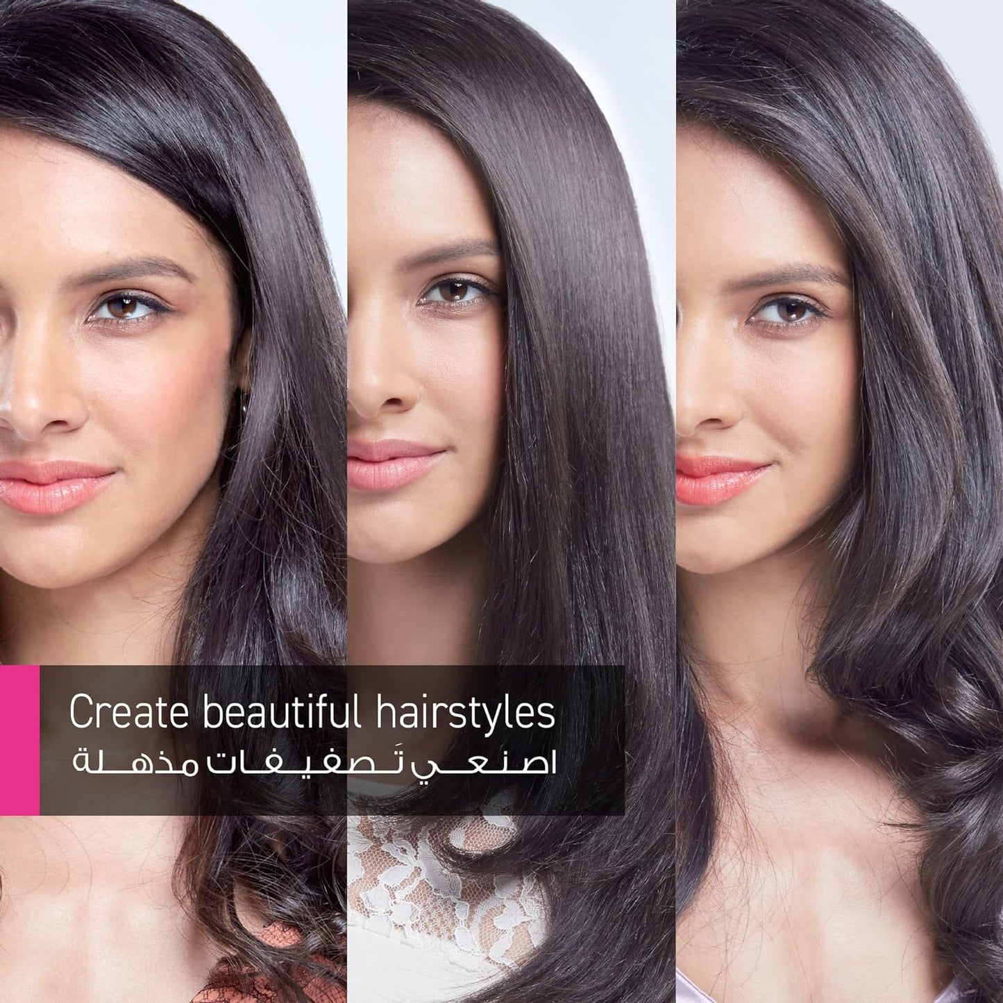 Panasonic Eh-Ka31 Hair Styler Blow Brush 3 Attachments