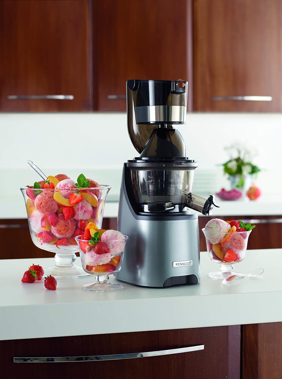 Kenwood Pure Juice Pro Slow Juicer, Metal, Jmm70.000Bk, Silver