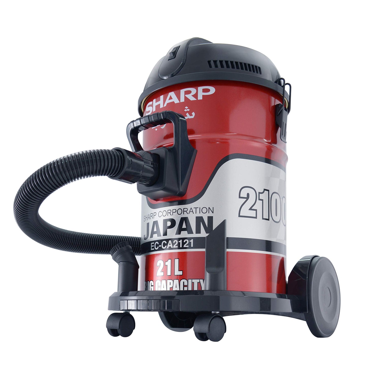 SHARP 22L 2400W HEAVY DUTY DRUM/BARREL 100% COPPER MOTOR VACUUM CLEANER EC-CA2422-Z GOLD