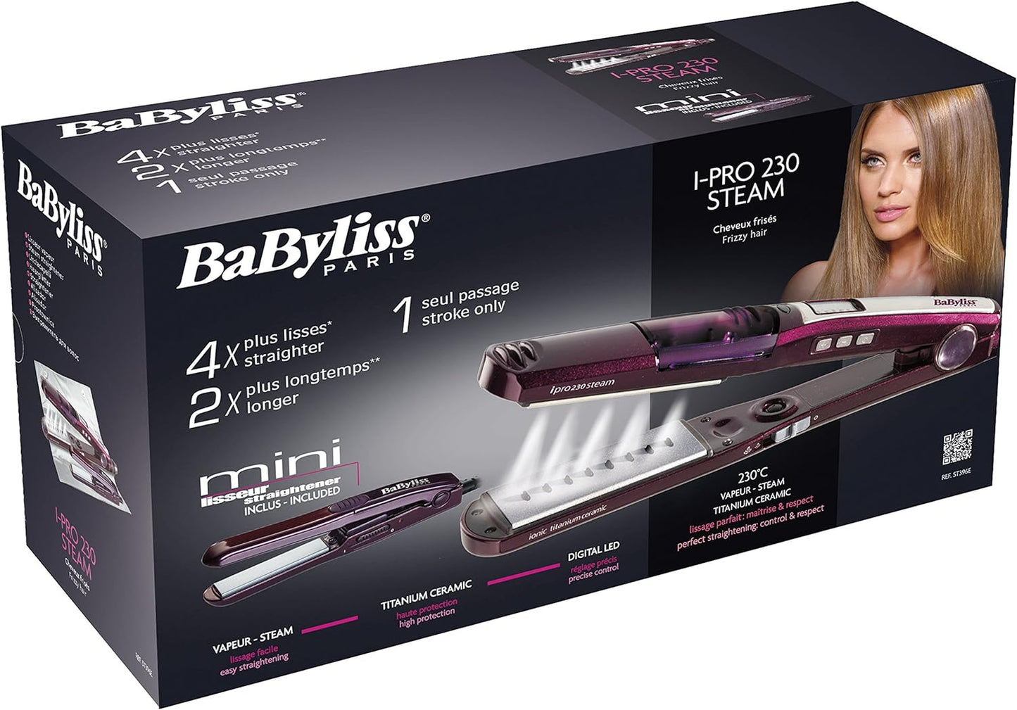 BaByliss I-Pro 230 steam + mini straightener