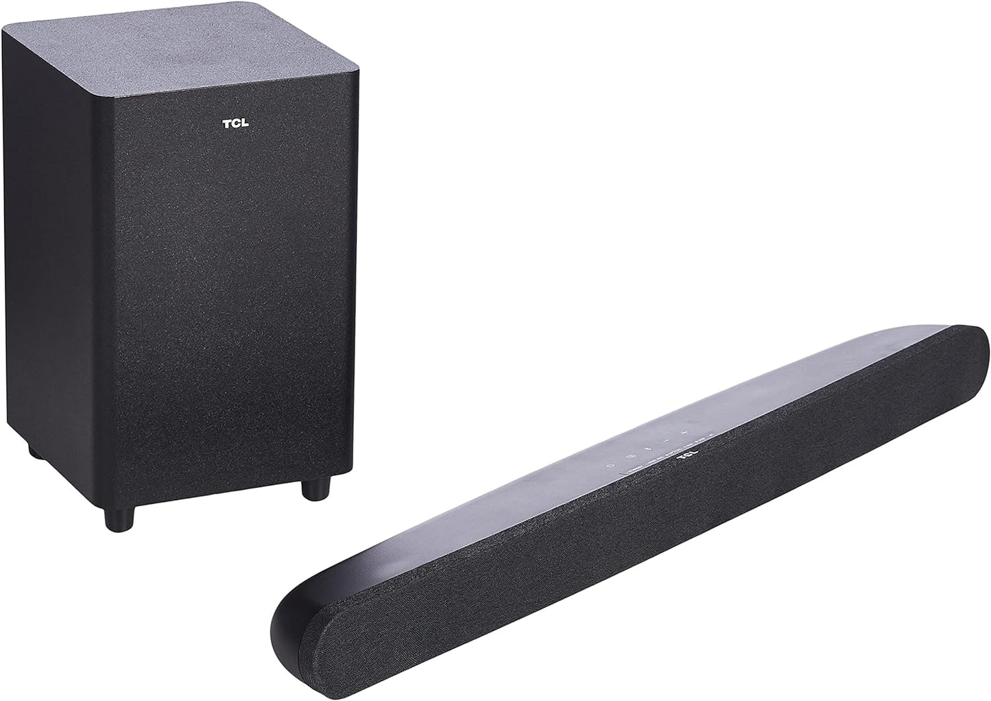 TCL 2.1 Channel Home Theater Soundbar with Wireless Subwoofer 160W Audio Power Multi Color LED Display Bluetooth HDMI Optical Cable Connectivity Remote Control Clear & Loud Sound TS3010