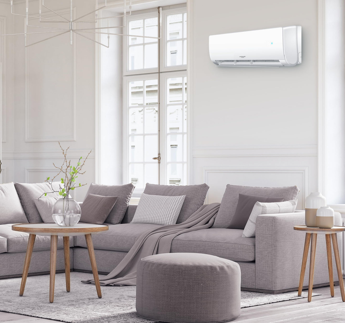 Durango Mini Split Air Conditioner | 12000 BTU 208/230V | Energy Saving Inverter Ductless Wall AC Unit for Rooms up to 750 Sq. Ft | 1 Ton, White