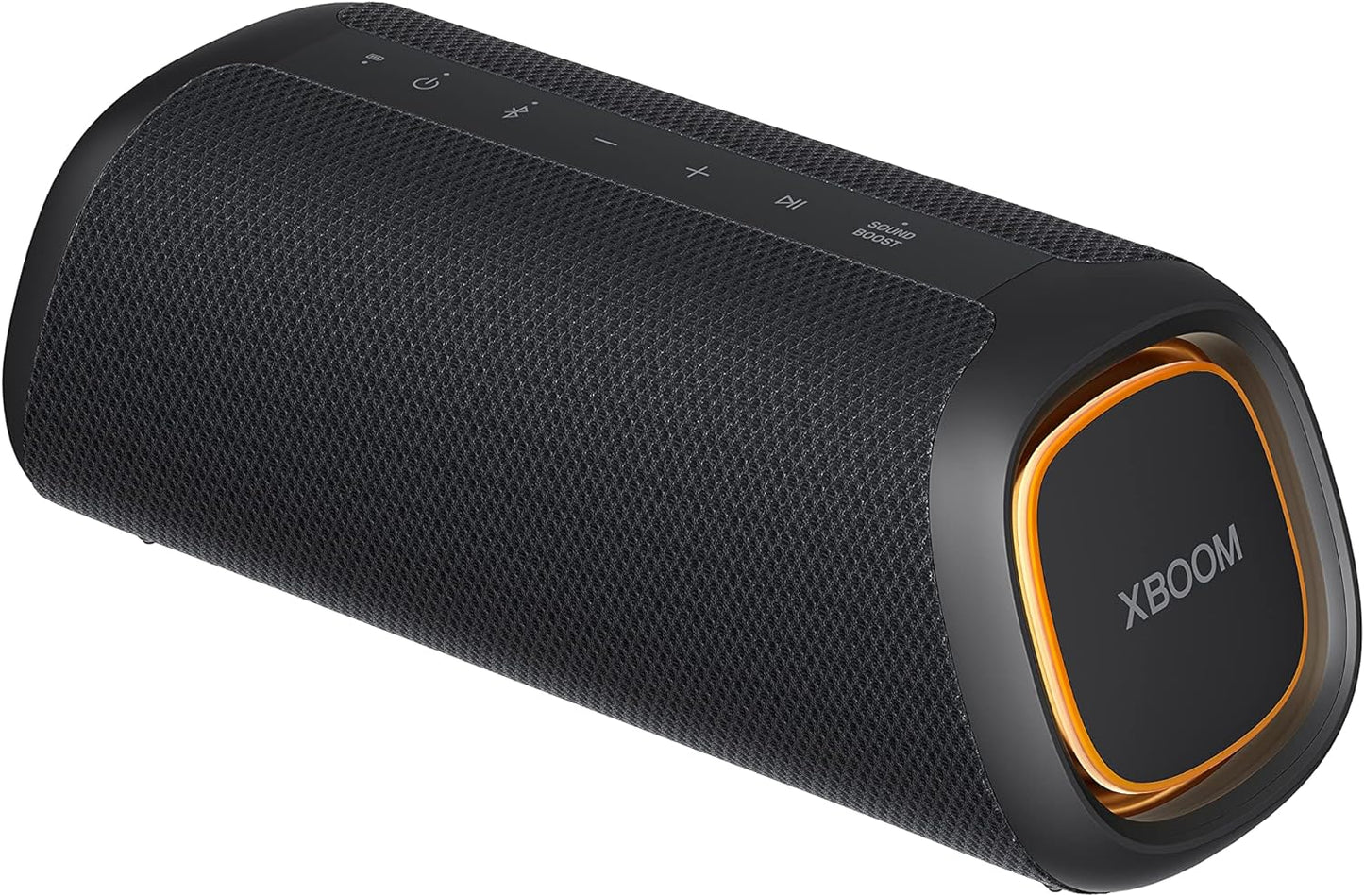 LG XG7QBK.DUSALLK Go Portable Bluetooth Speaker - LED Lighting and up to 24-Hour Battery, Black