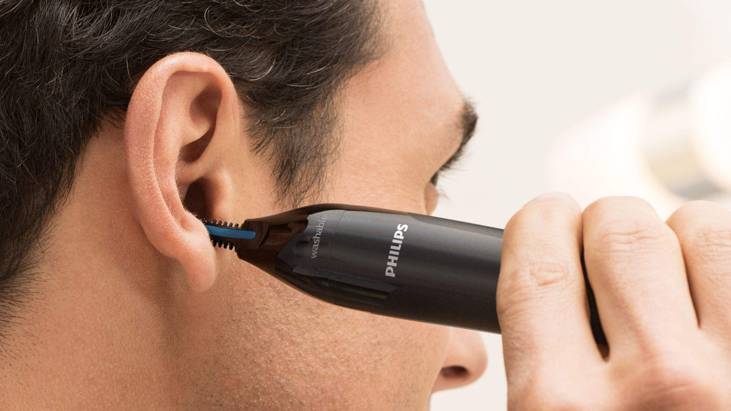 Philips Nose & ear trimmer, Nose trimmer series 1000, BlacK,, NT1650/16. 2 years warranty