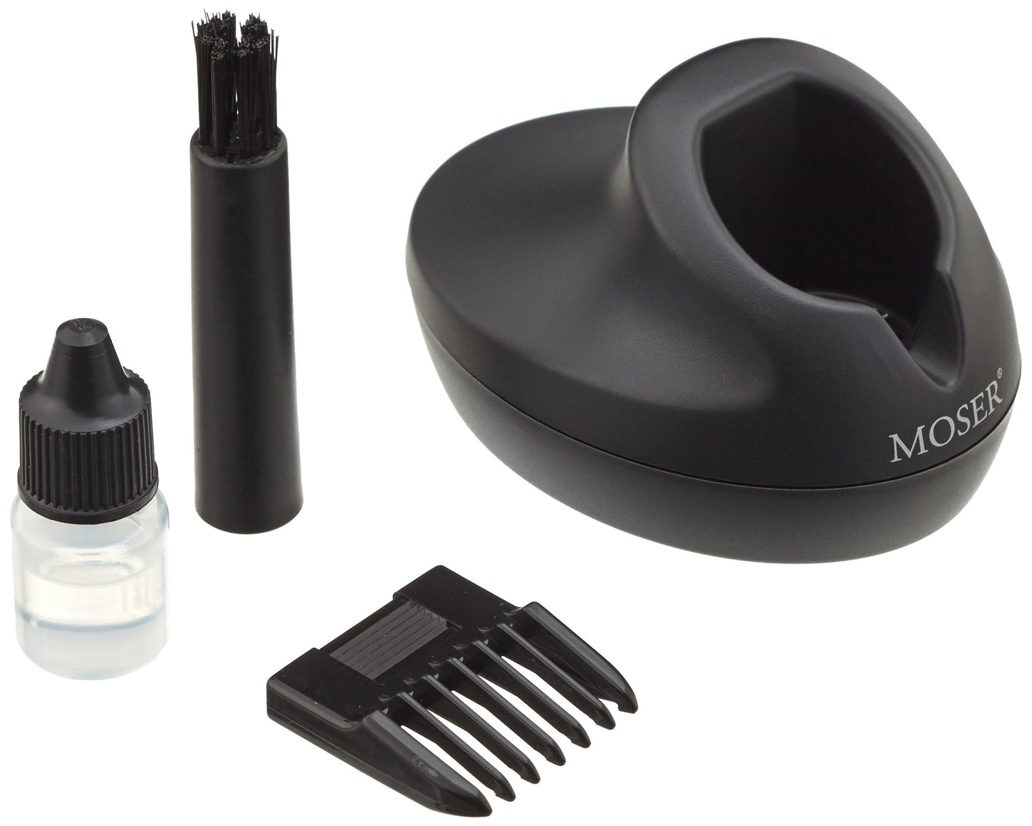 Moser 1591-0167,Chromini Pro Professional Cordless Trimmer, White, Small