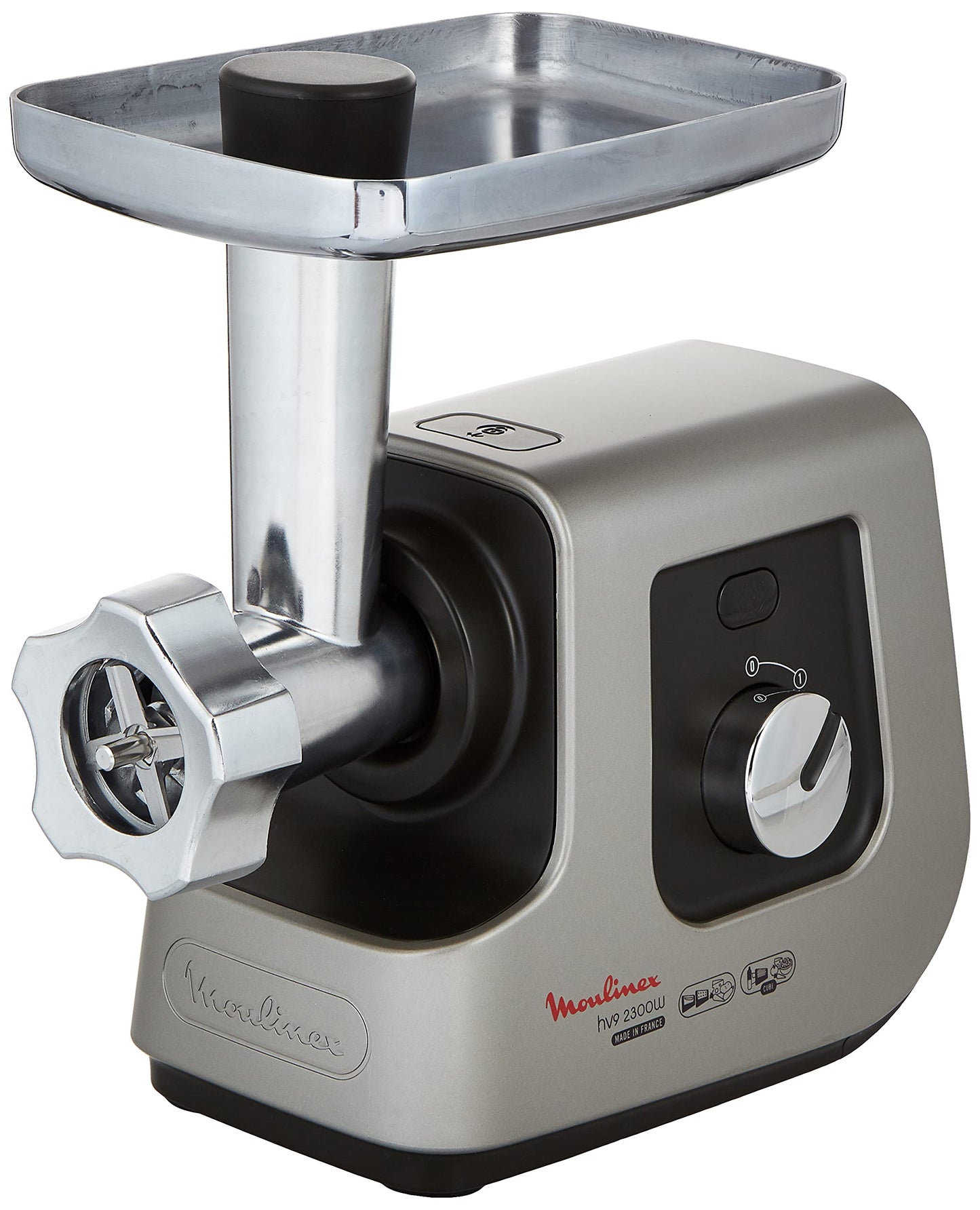 MOULINEX HV8 Plus 4IN1 Meat Mincer, 2000 Watts, Black, Plastic, Steel, ME682827, 1 year warranty