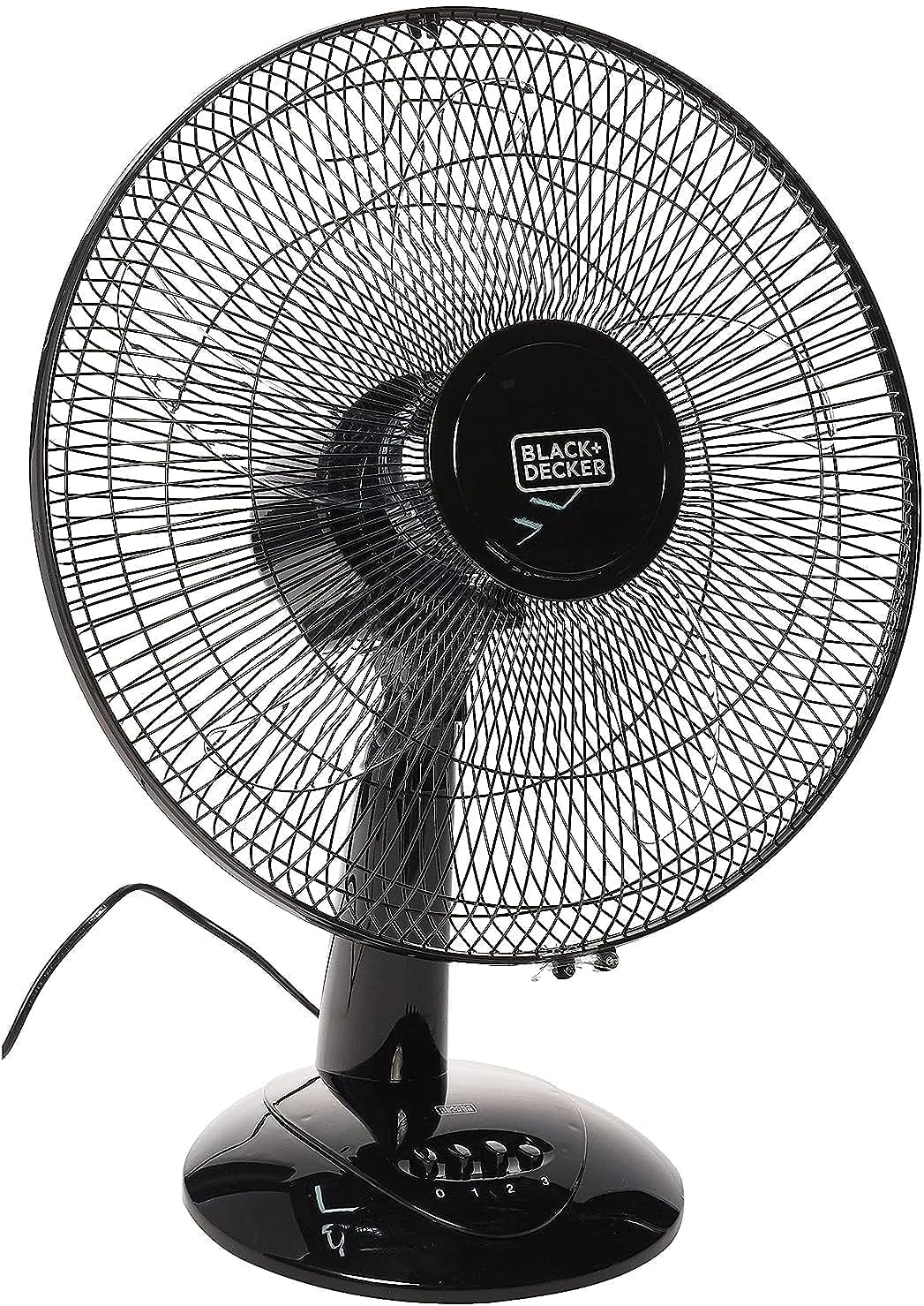 Black & Decker 60W Stand Fan 16 Inch Diameter, 90° Wide Swing 3 Speeds Plus Modes And 5AS Blade, For The Perfect Temperature FS1620-B5 2 Years Warranty