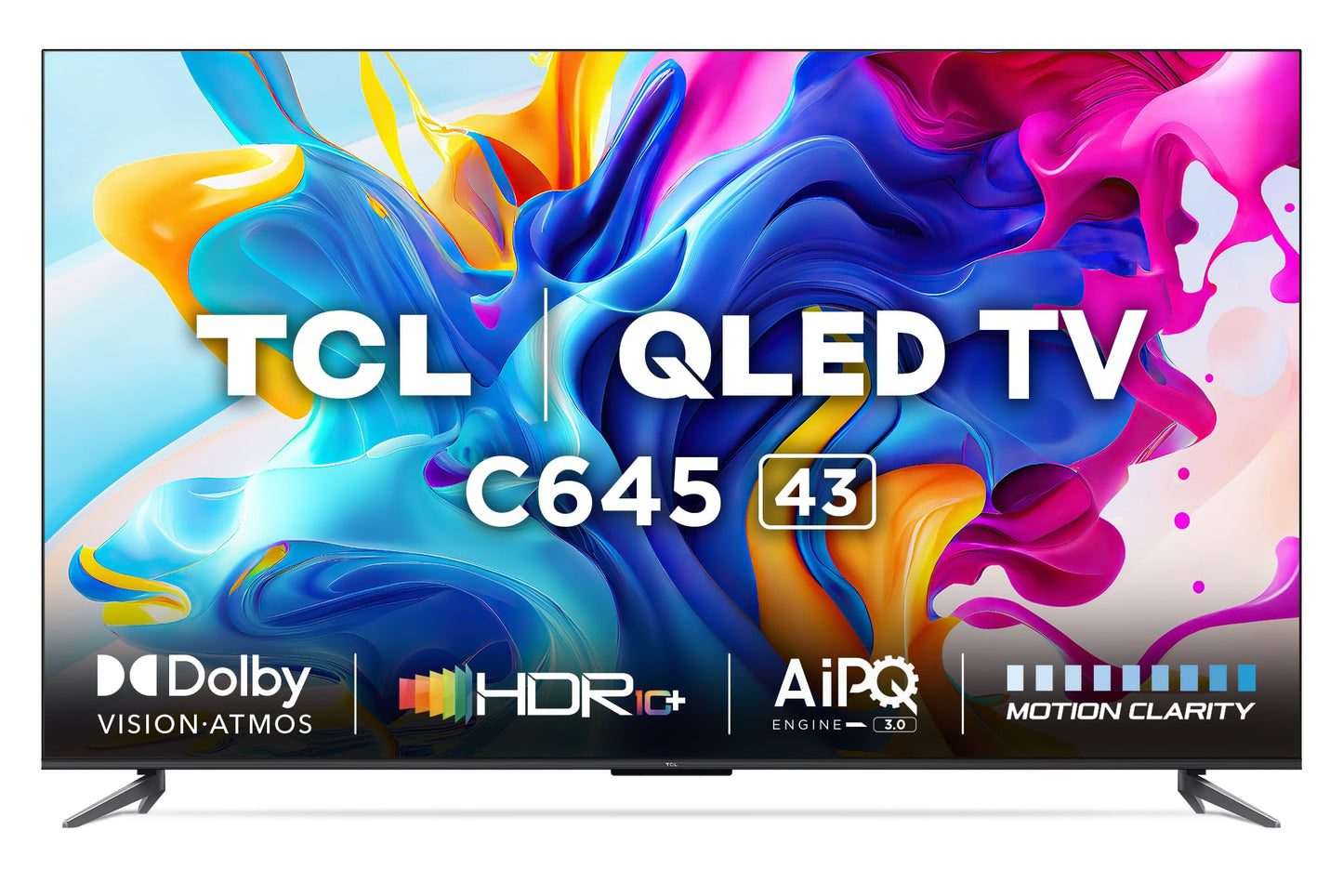 TCL 164 cm (65 inches) 4K Ultra HD Smart QLED Google TV 65C645 (Black)