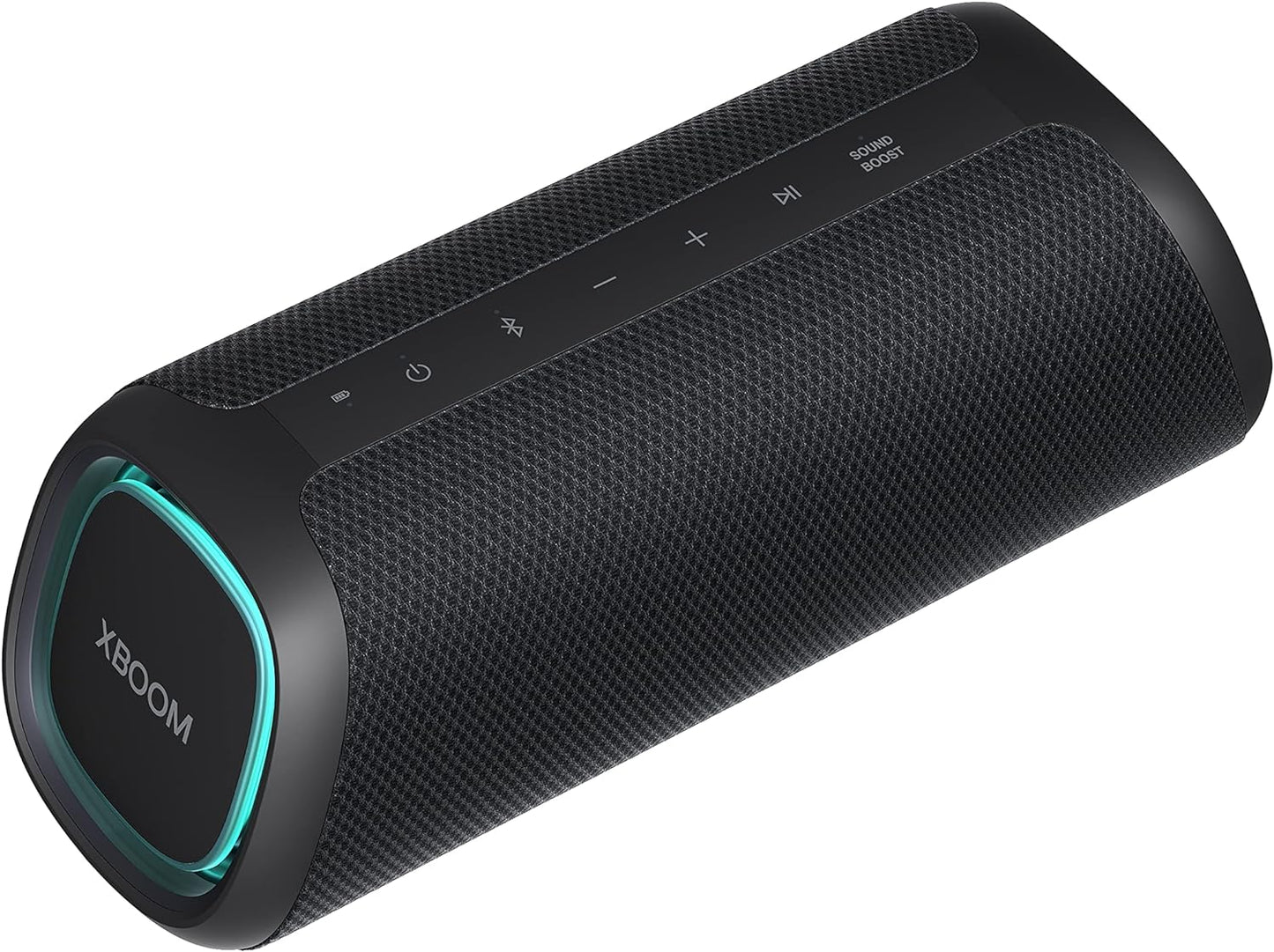 LG XG7QBK.DUSALLK Go Portable Bluetooth Speaker - LED Lighting and up to 24-Hour Battery, Black