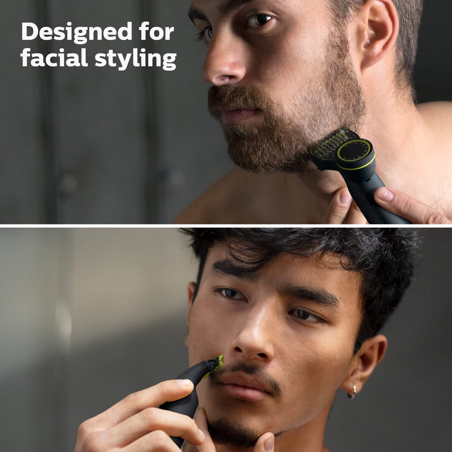 Philips Norelco OneBlade Hybrid Electric Trimmer and Shaver, Frustration Free Packaging, QP2520/90