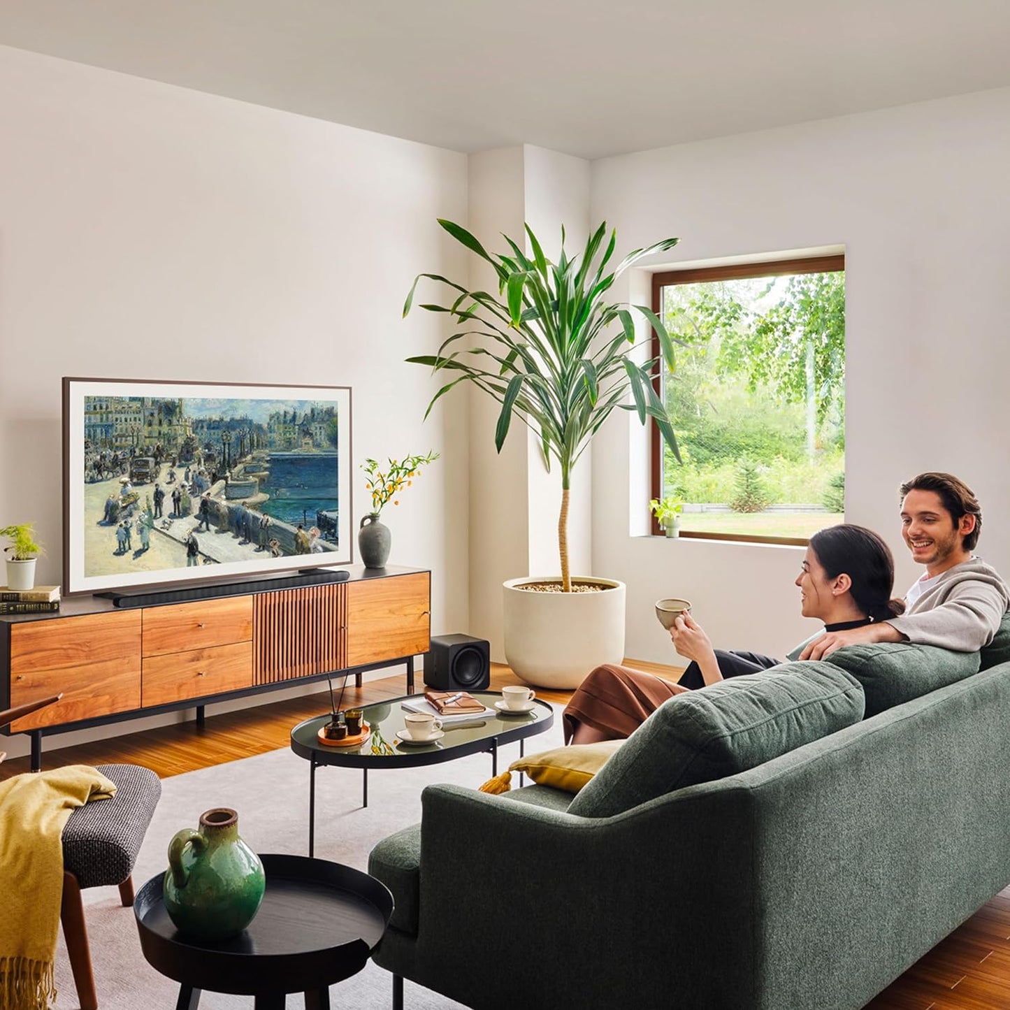 Samsung 75 Inch TV Crystal UHD 4K Crystal Processor 4K Airslim Dynamic Crystal Color - UA75CU8000UXZN (2023 Model)