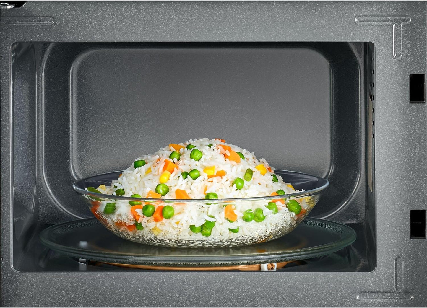 BLACK+DECKER 20L 700W Microwave Black With Chrome Finish Multiple Timer Options 5 Power Levels, 35 Min Timer, Cooking End Signal For Even Cooking/Heating, Defrost Function MZ2010P-B5
