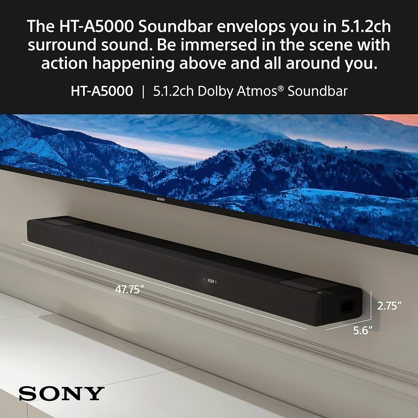 Sony 75 Inch 4K Ultra HD TV X90L Series: BRAVIA XR Full Array LED Smart Google TV with Dolby Vision HDR and Exclusive Features for The Playstation® 5 XR75X90L- Latest Model,Black