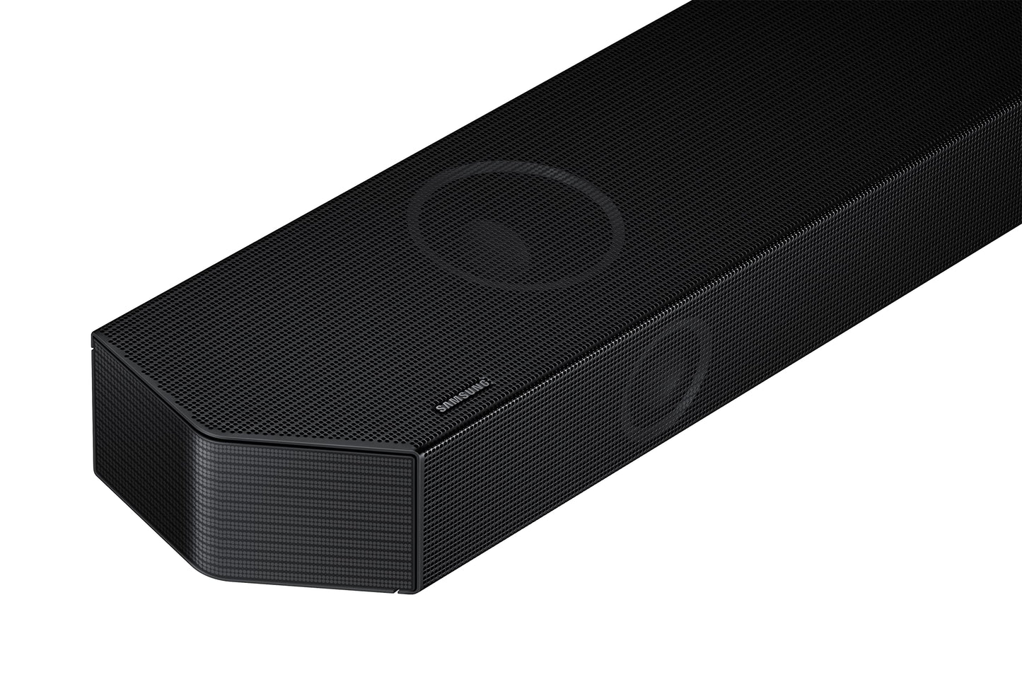 Samsung Q-Symphony soundbar (HW-Q700B) with 3 Channels, 1 subwoofer Channel, and 2 up-Firing Channels, Dolby True HD with Google & Alexa Smart Speaker (Black)