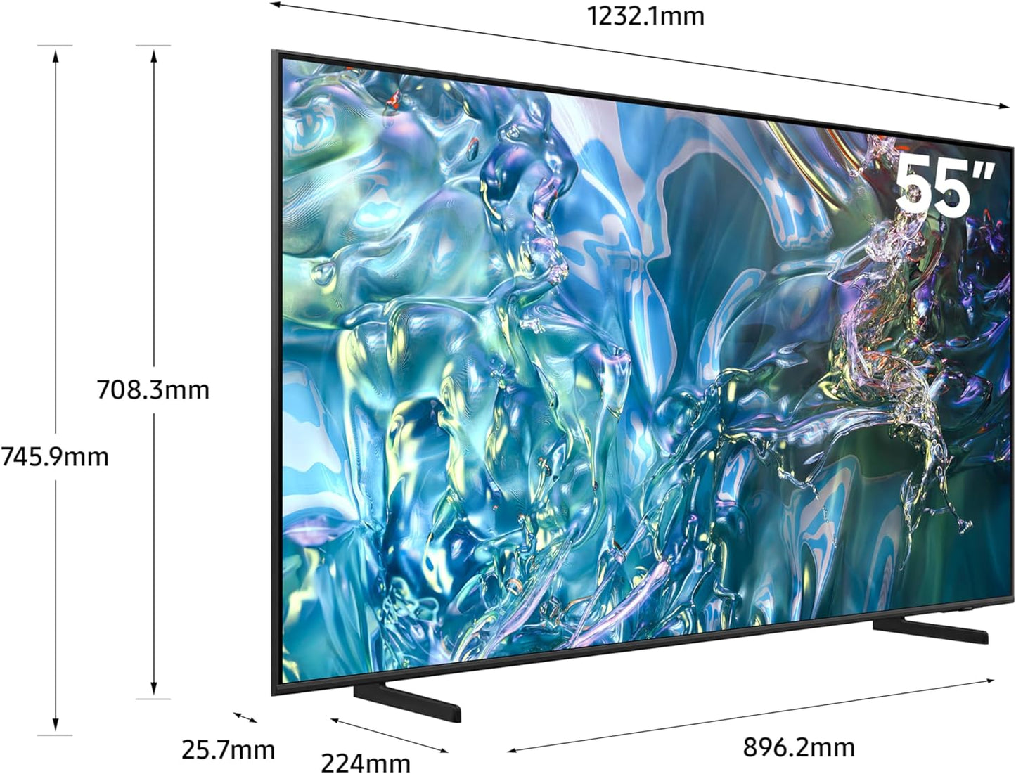 Samsung 65 Inch TV Crystal UHD 4K Crystal Processor 4K Airslim Dynamic Crystal Color - UA65CU8000UXZN (2023 Model)