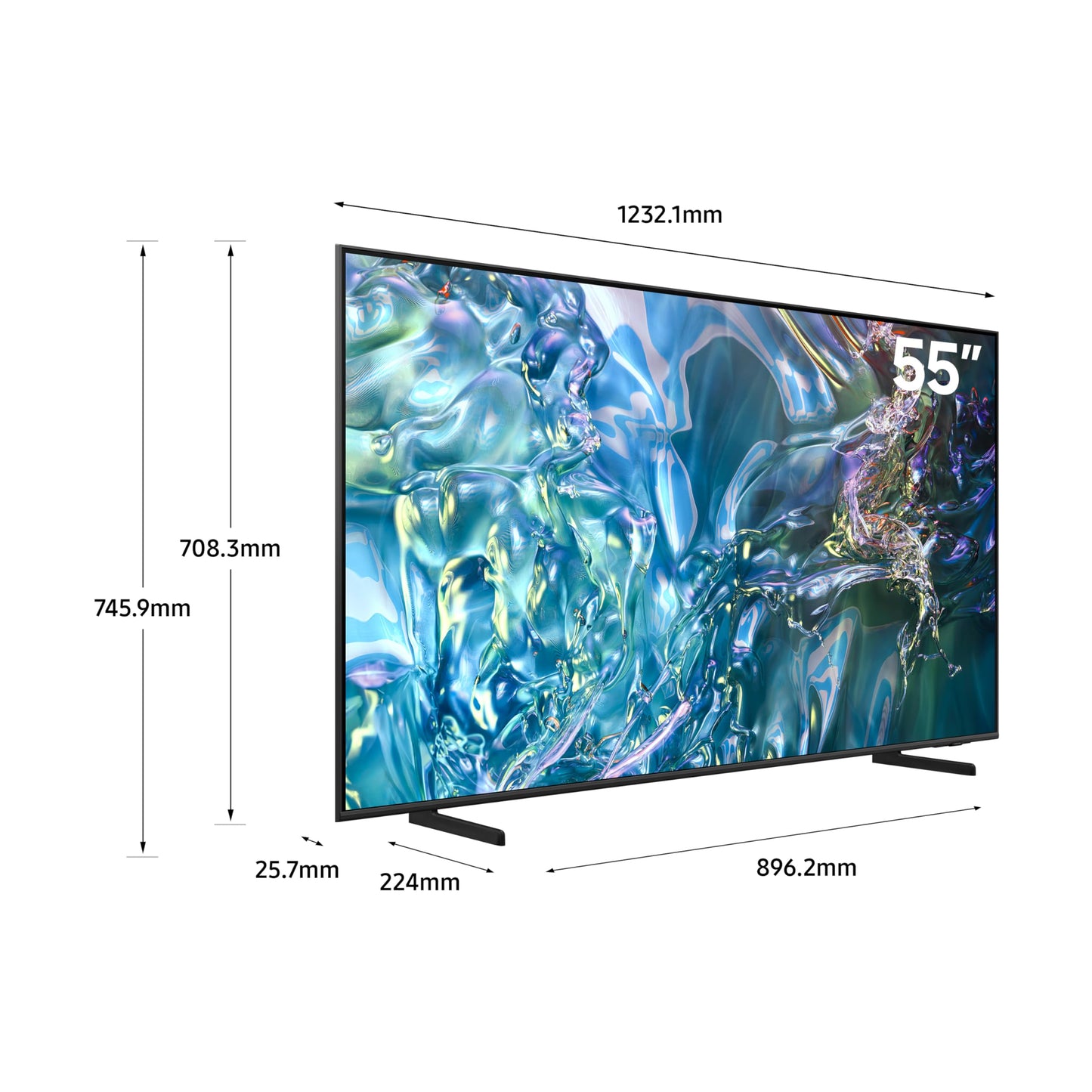 Samsung 75 Inch TV Crystal UHD 4K Crystal Processor 4K Airslim Dynamic Crystal Color - UA75CU8000UXZN (2023 Model)