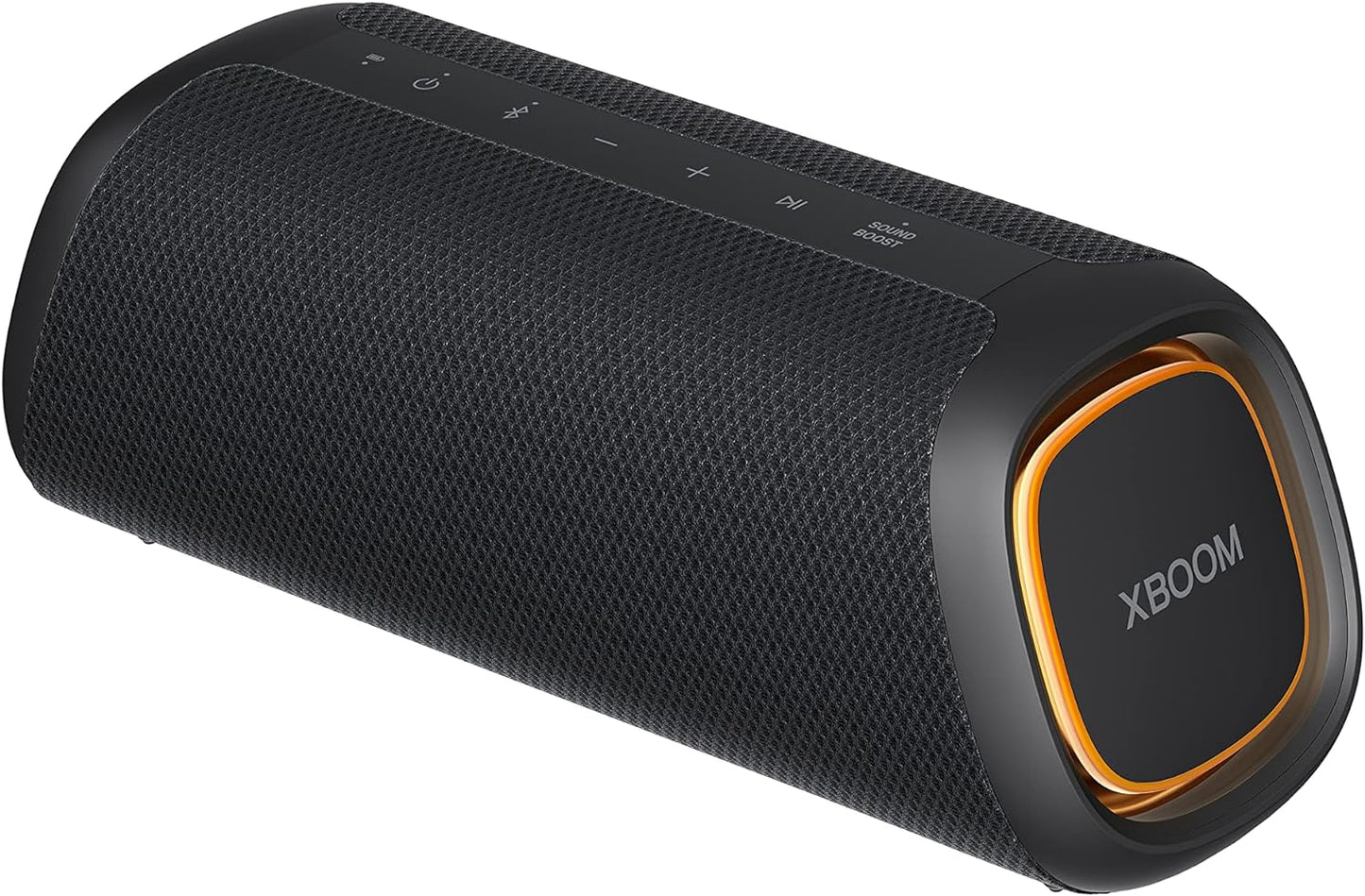 LG XG7QBK.DUSALLK Go Portable Bluetooth Speaker - LED Lighting and up to 24-Hour Battery, Black
