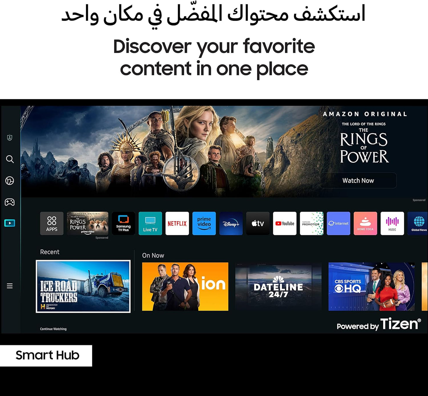 Samsung 65 Inch TV Crystal UHD 4K Crystal Processor 4K Airslim Dynamic Crystal Color - UA65CU8000UXZN (2023 Model)