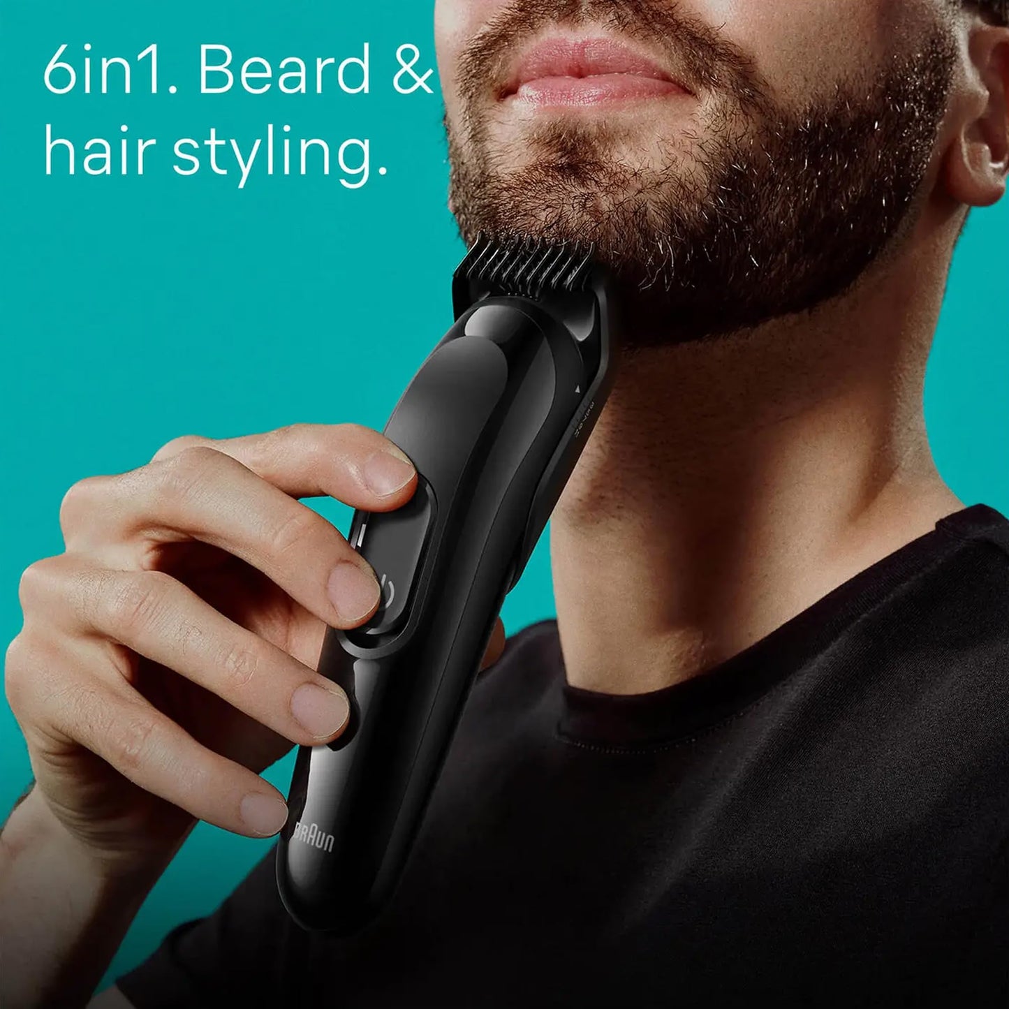 Braun Mgk 3245 All-In-One Trimmer 7-In-1 Beard Trimmer, Hair Clipper, Detail Trimmer, Rechargeable, With Gillette Proglide Razor, Blackblue
