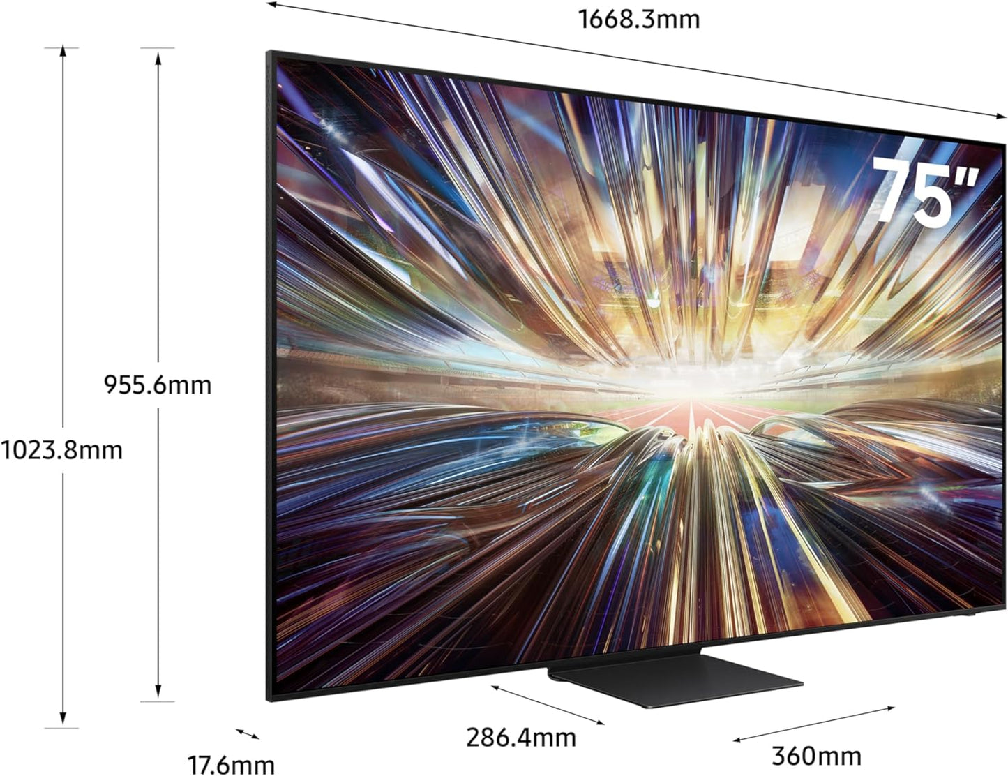 Samsung 55 Inch TV Crystal UHD Crystal Processor 4K Hub - UA55CU7000UXZN (2023 Model)