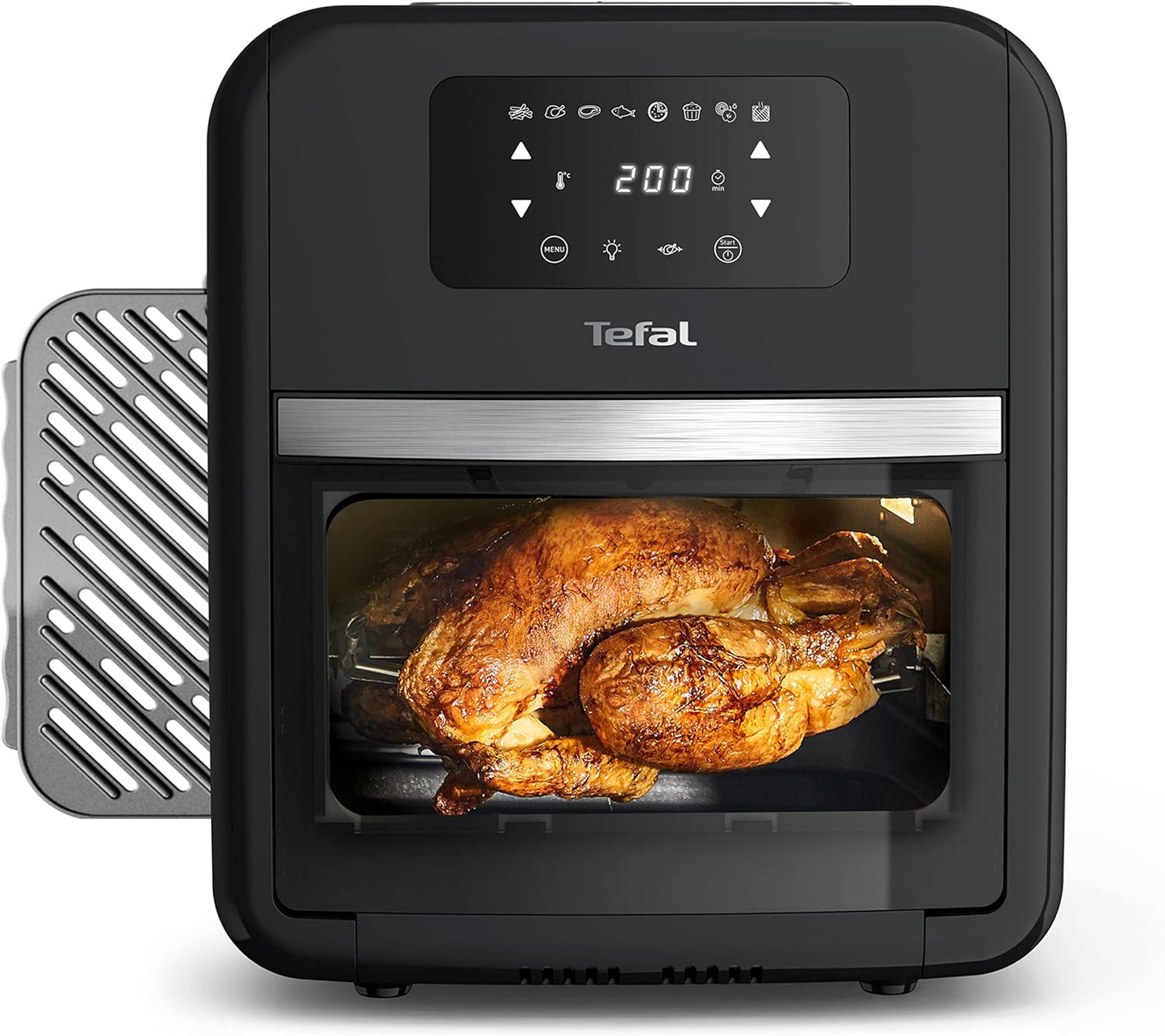 TEFAL Air Fryer | Easy Fry & Grill Digital 2-in-1 |4.2 L Capacity | 1550 W | Healthy Cooking | Air Fry + Grill | 8 Automatic Programs |Adjustable Temperature | Timer | 2 Years Warranty | EY505D27