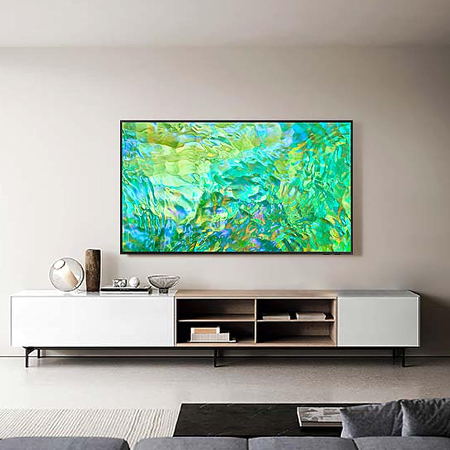 Samsung 55 Inch TV Crystal UHD 4K Crystal Processor 4K Airslim Dynamic Crystal Color - UA55CU8000UXZN (2023 Model)