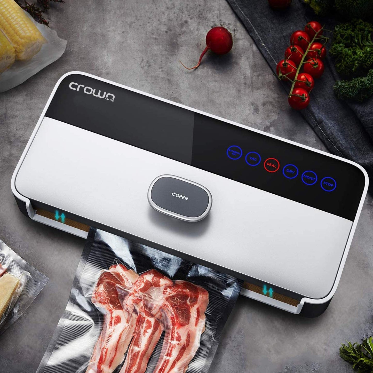 Crownline Vacuum Sealer | Vs-246, Grey"Min 1 year manufacturer warranty"