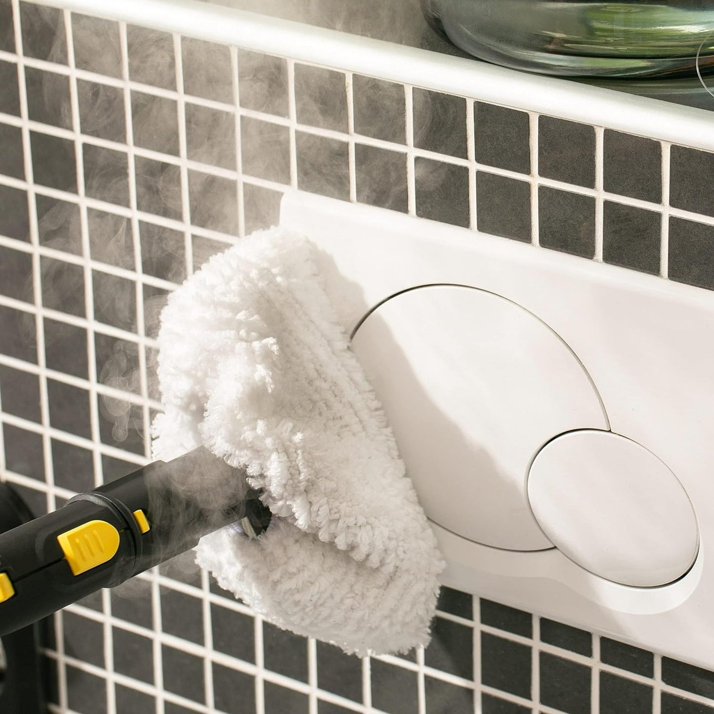 Karcher SC2 Steam Cleaner, 1500W, Powerful High-Pressure Home Cleaner, Multipurpose, Versatile Accessories, Ideal for Kitchen & Bathroom Use, Yellow