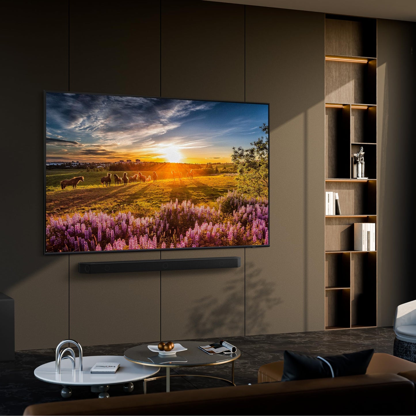 Samsung 75 Inch TV Crystal UHD 4K Crystal Processor 4K Airslim Dynamic Crystal Color - UA75CU8000UXZN (2023 Model)
