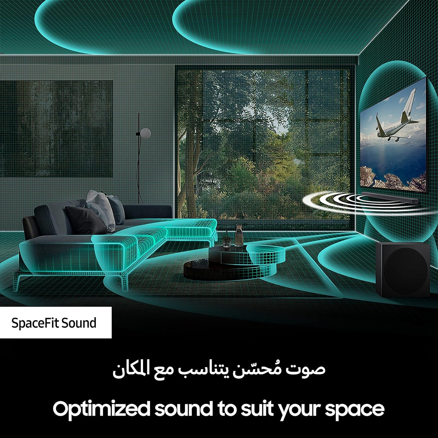 Samsung 3.1.2Ch Wireless Soundbar With Dolby Atmos/Dts:X 2 Up Firing Speakers In Built Subwoofer Bluetooth Connectivity - HW-Q700B