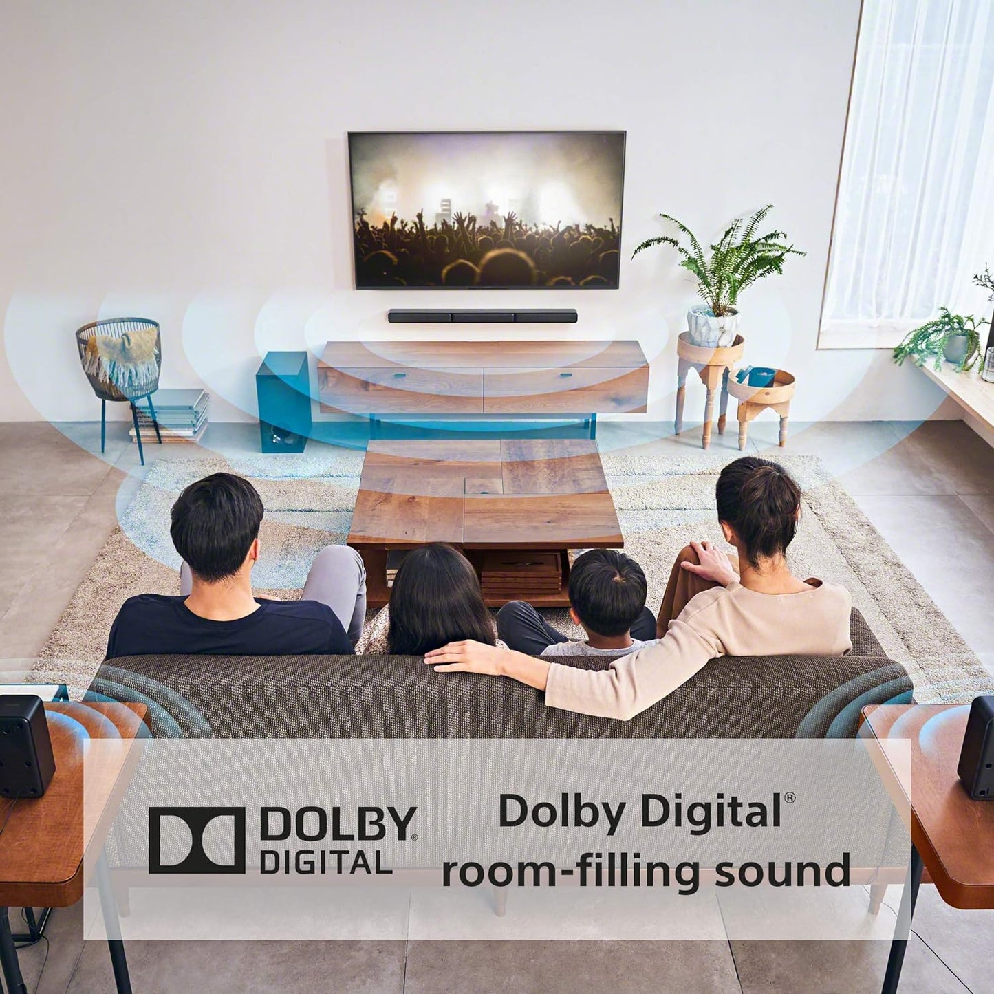 Sony HT-S40R - 5.1ch Soundbar with Subwoofer and Wireless Rear Speakers