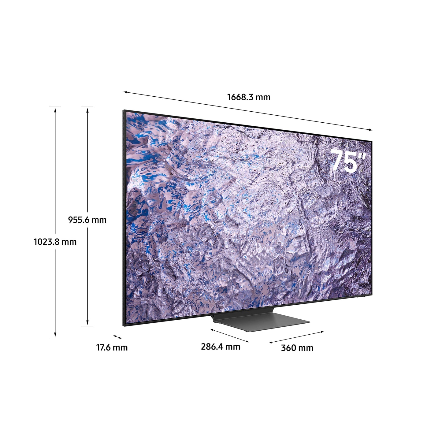 Samsung 75 Inch TV Crystal UHD Crystal Processor 4K Hub - UA75CU7000UXZN (2023 Model)
